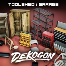 ToolShed/Garage Props VOL.5 - Storage, Shelves, Benches, and Furniture
