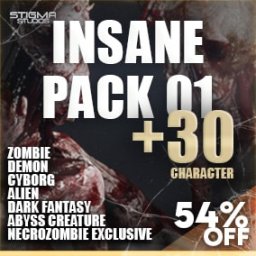 Insane Pack 01 - Game Assets + Extra