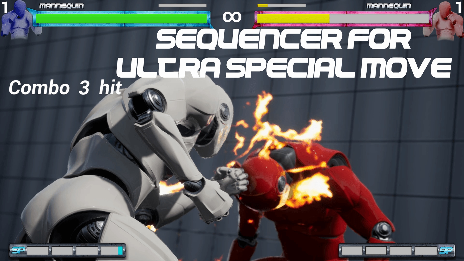 Project: Fighter - Unreal Engine 4 mobile fighting game based on