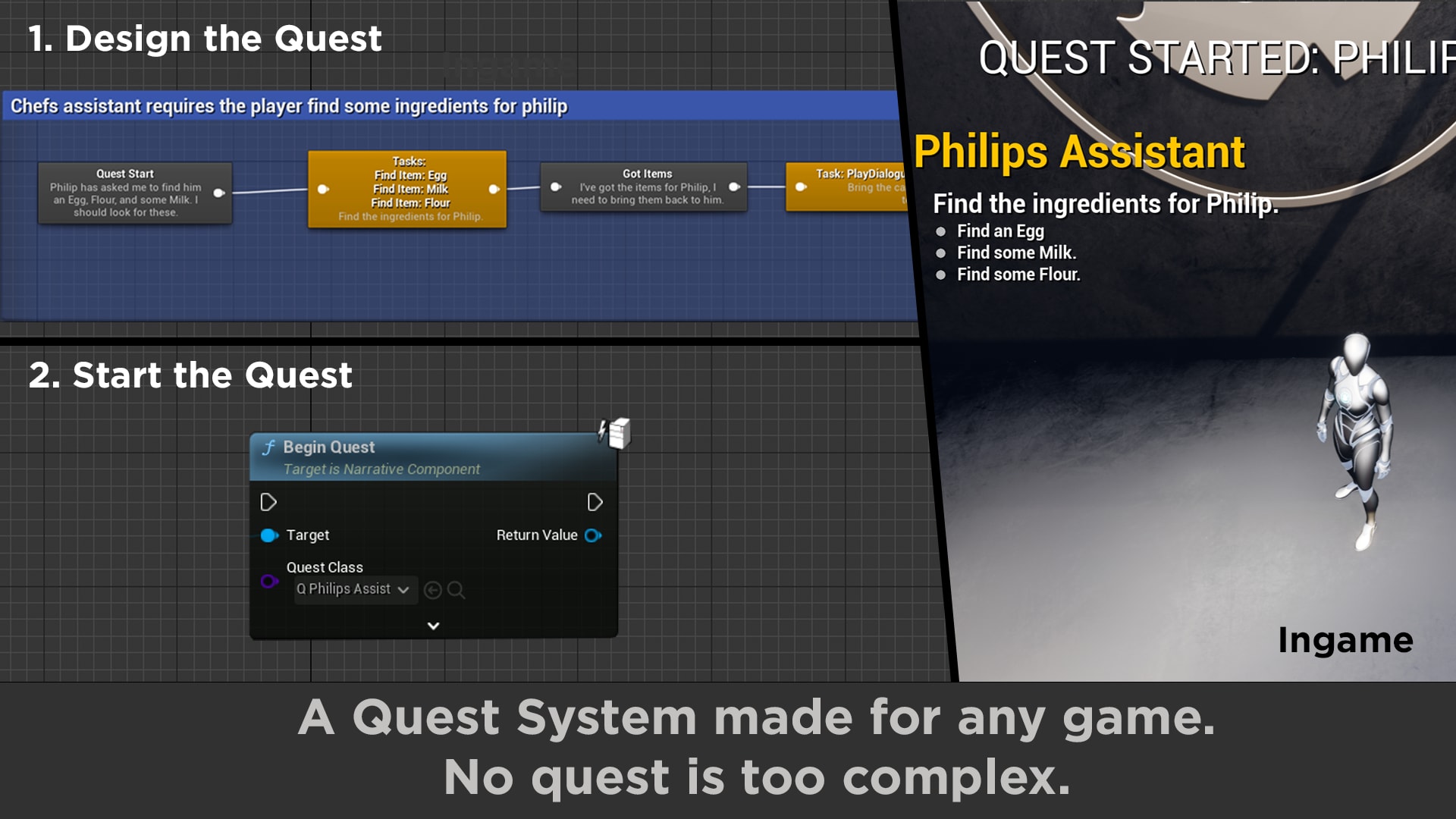 Quest System in Blueprints - UE Marketplace